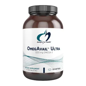 OmegAvail Ultra TG Fish Oil 1200mg