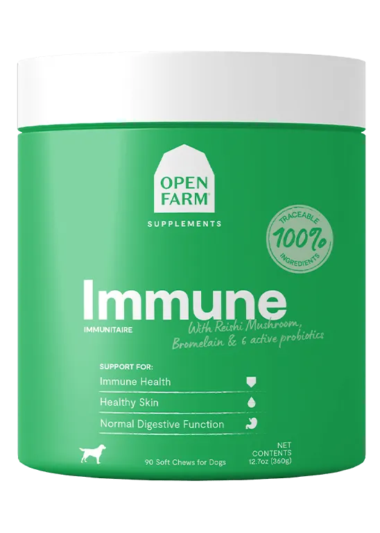 Open Farm Immune Supplement Chews for Dogs