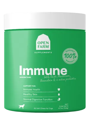 Open Farm Immune Supplement Chews for Dogs