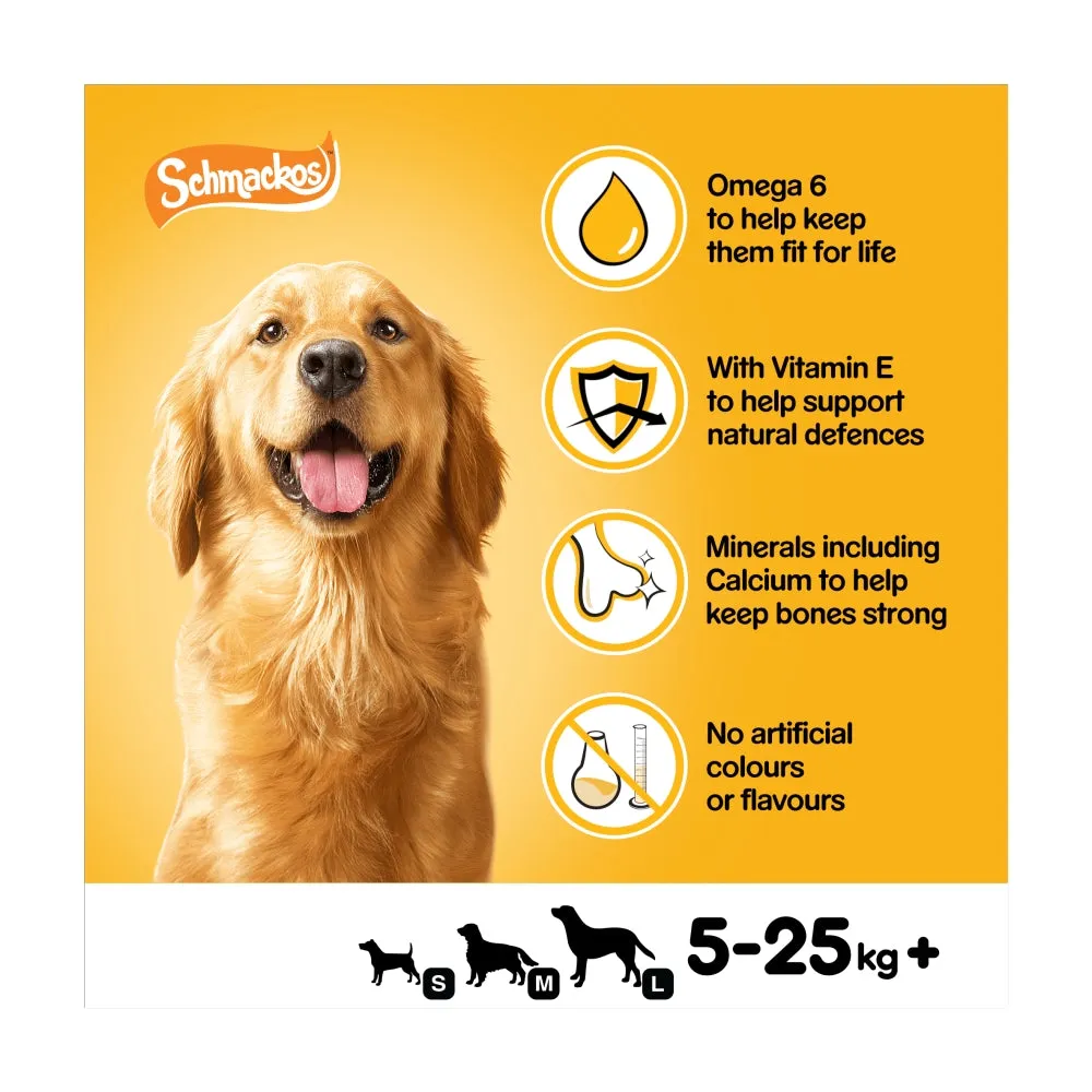 Pedigree | Chewy Treat | Schmackos Mega Box Multi Mix - 110 Sticks