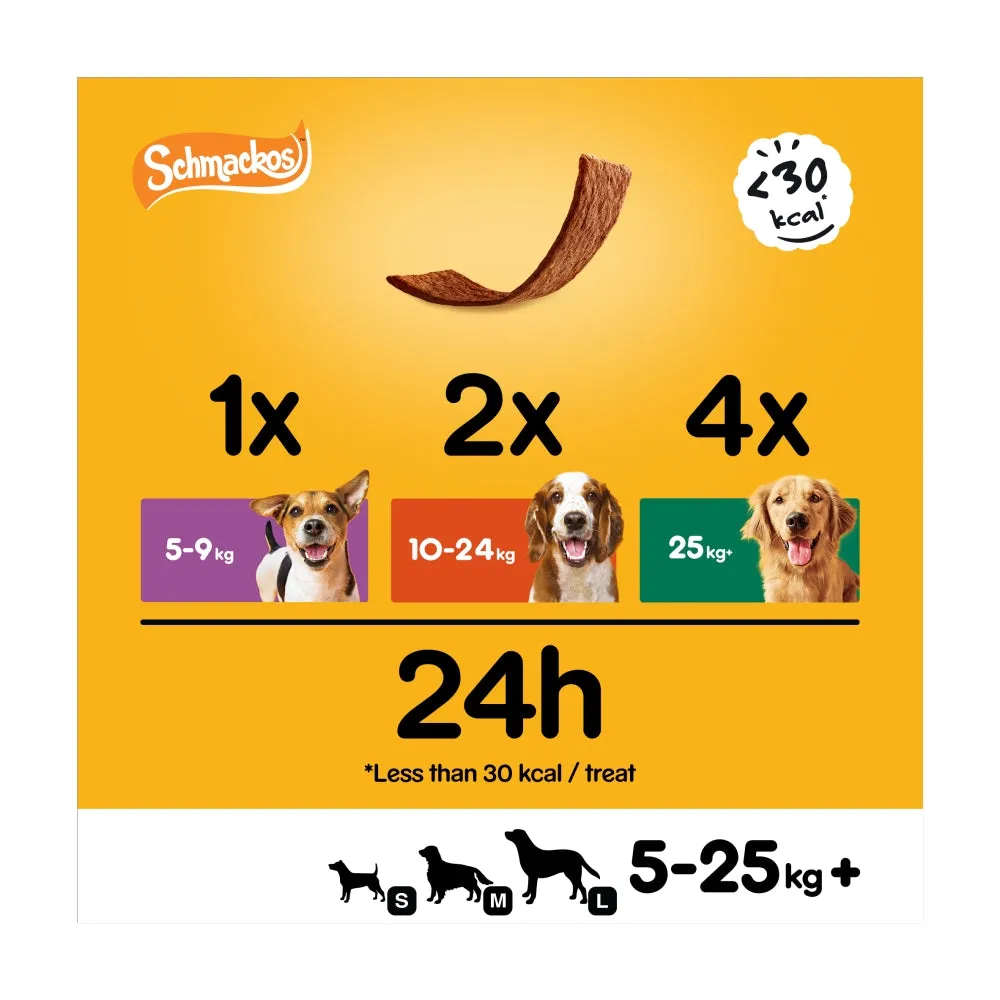 Pedigree | Chewy Treat | Schmackos Mega Box Multi Mix - 110 Sticks