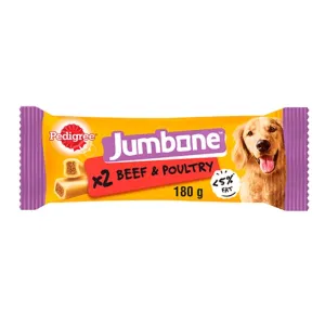 Pedigree Jumbone Beef and Poultry Medium 180g