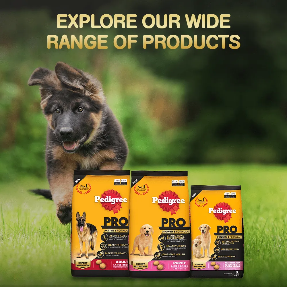 Pedigree PRO Expert Nutrition Lactating/Pregnant Mother & Puppy Starter (3 to 12 Weeks) Small Breed Dog Dry Food (Buy 1 Get 1) (Limited Shelf Life)