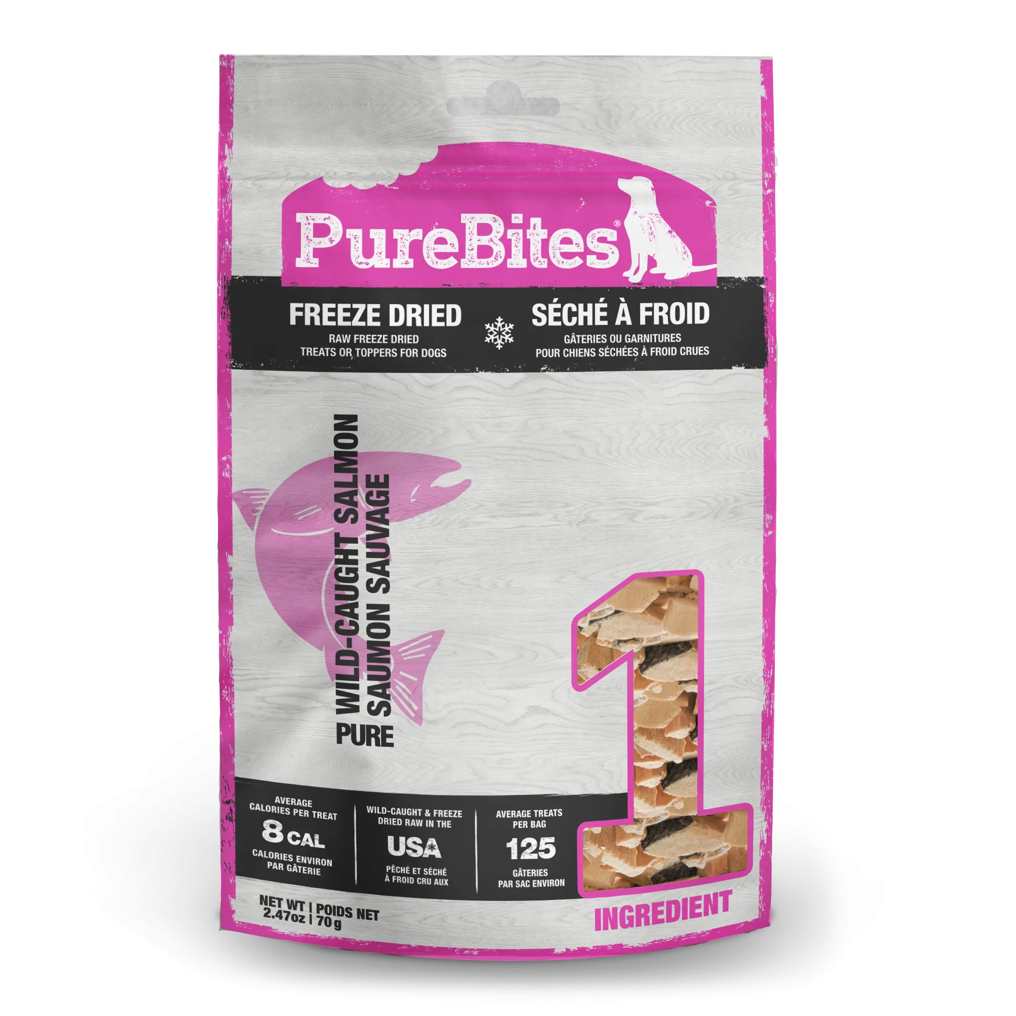 PureBites Freeze Dried Salmon Dog