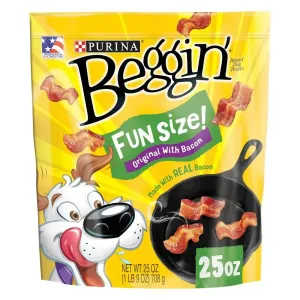 Purina Dog Treats Fun Size Bacon 25 Oz