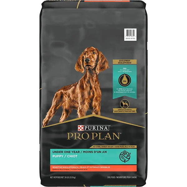 Purina Pro Plan Sensitive Skin & Stomach Salmon & Rice Dry Puppy Food