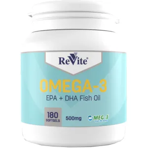 Revite Omega 3 500mg 180 Capsules