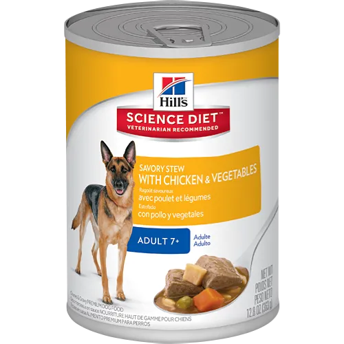 Science Diet Mature Adult Savory Stew with Chicken & Vegetables Wet Dog Food