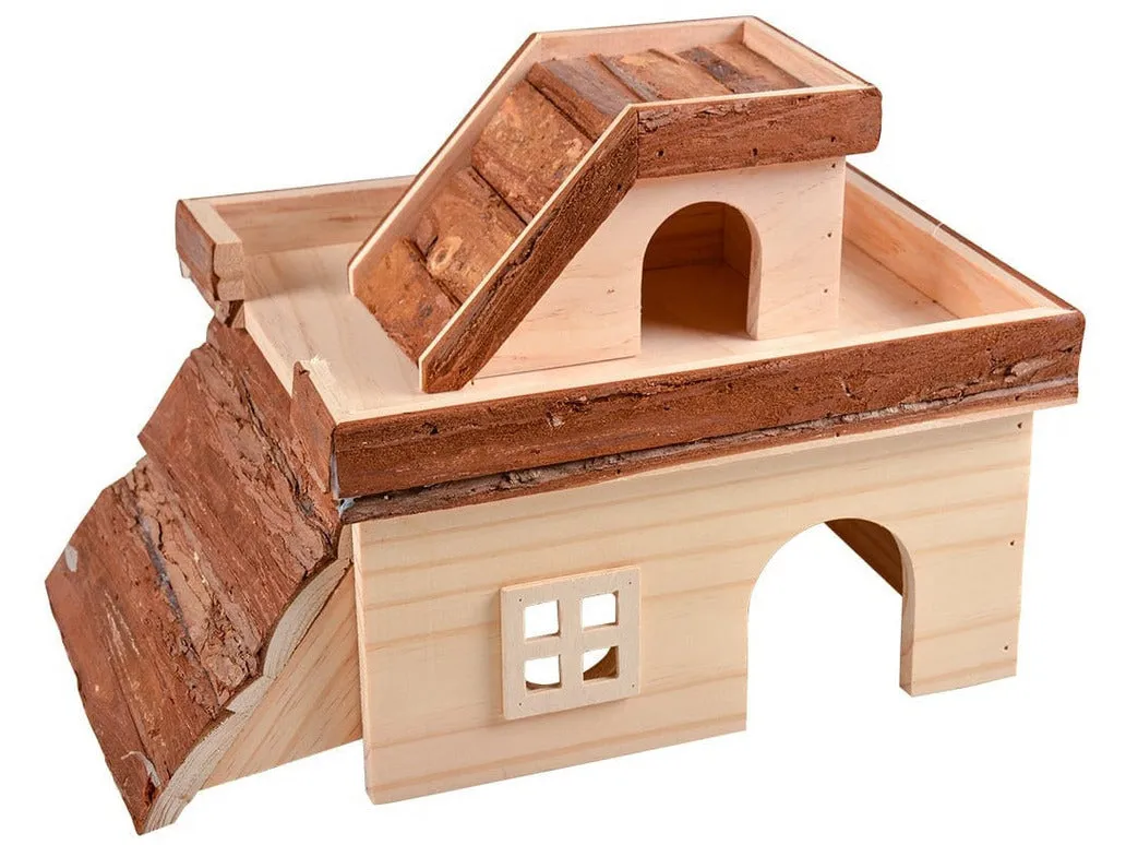 Small Animal Wooden Hacienda 34X24X22Cm