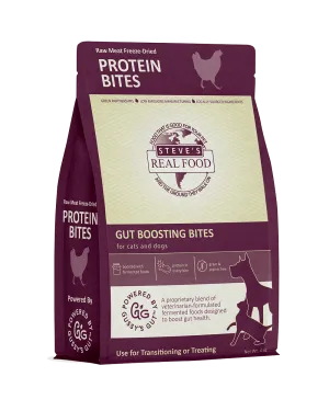 Steve's Real Food Freeze-Dried Chicken Protein Bites 4-oz, Dog & Cat Treat