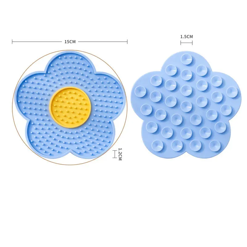 Sunflower Silicone Slow Feeder Mat for Small Dogs and Cats