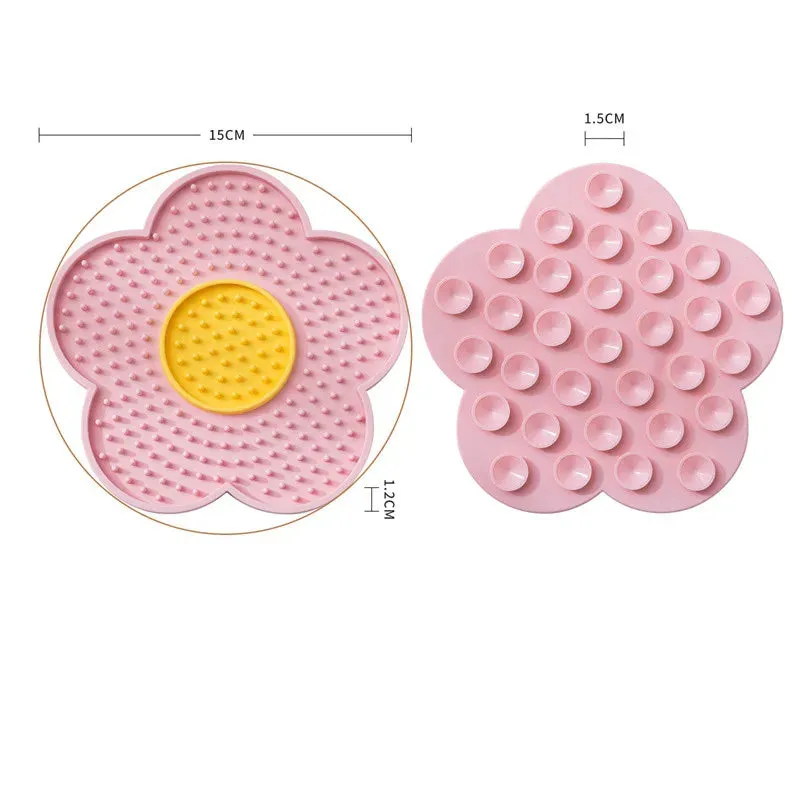 Sunflower Silicone Slow Feeder Mat for Small Dogs and Cats