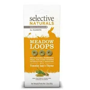 Supreme Selective Naturals Meadow Loops Treat for Small Animals - Multi-Pack