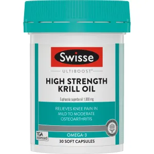 Swisse High Strength Deep Sea Krill Oil 1000mg 30 Capsules