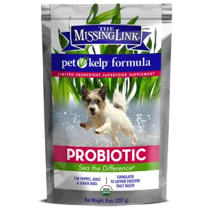 THE MISSING LINK - Kelp Formula Probiotic Blend Superfood Limited ingredient Supplement for Dogs 8 OZ