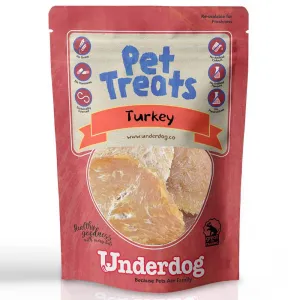 Underdog Turkey Air Dried Dog Treats 80g