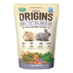 Vetafarm Rabbit Origins Small Animal Food 1.5kg^^^