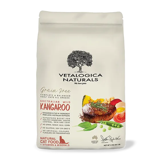 Vetalogica Naturals Grain Free Kangaroo Adult Cat Food