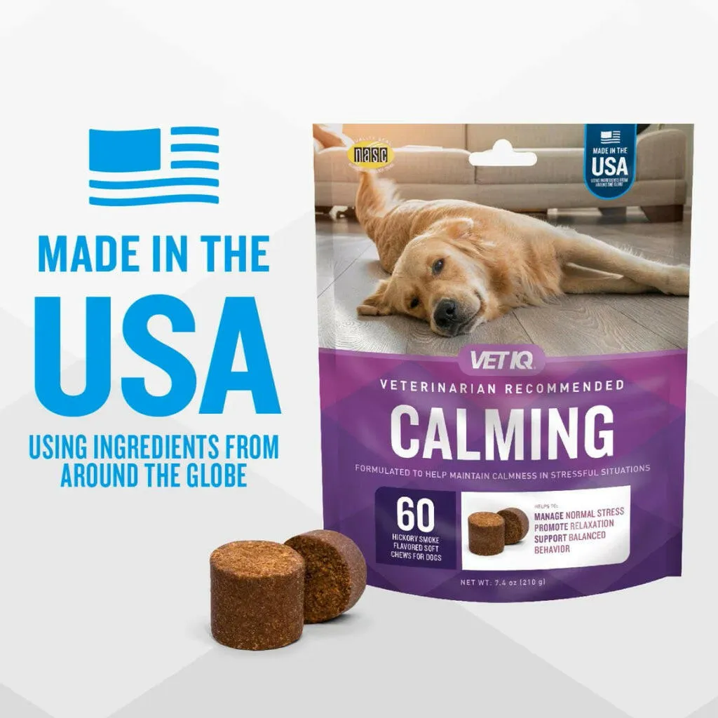 VetIQ Calming Soft Chew Supplement for Dogs (60 soft chews)