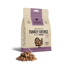 Vital Essentials Freeze-Dried Raw Mini Nibs Turkey Entree