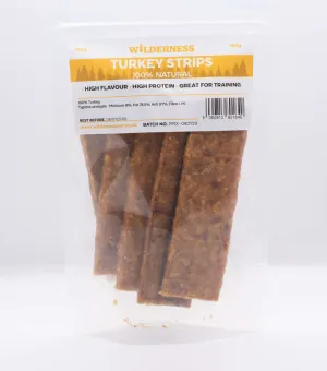 Wilderness 100% Natural Turkey Strips 100g Pack