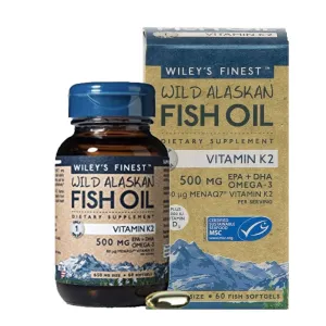 Wiley's Finest Wild Alaskan Fish Oil Vitamin K2